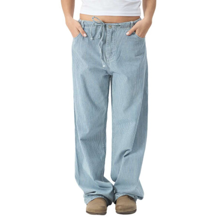 Pantalon Roxy Holgados Lined Celeste
