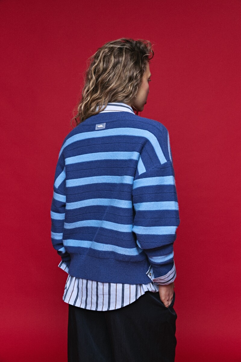 CARDIGAN STUD Azul