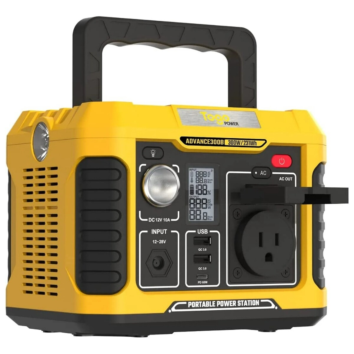 Acumulador portátil de energía Advance 300B 