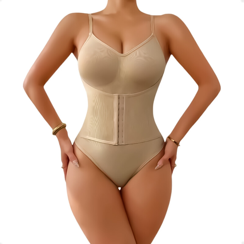 Body Faja Modeladora Reductora Colaless Beige
