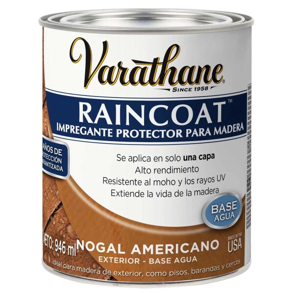 Impregnante Hidrorrepelente 1L - Cedro Varathane Nogal Americano Varathane