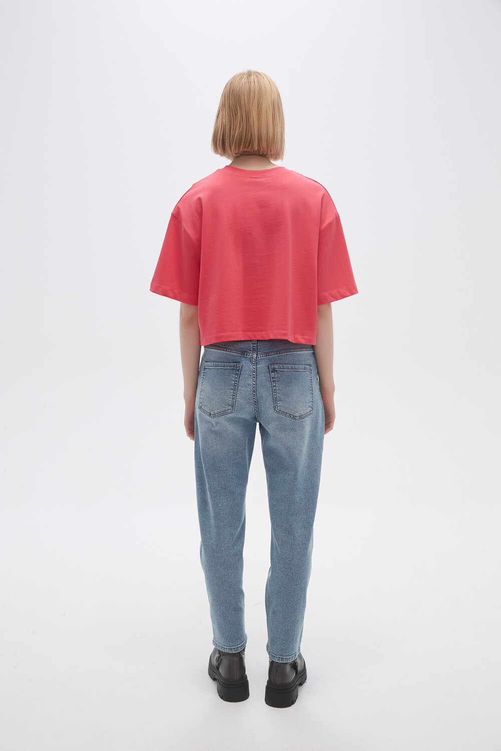 Pantalon Jeaniu Azul Grisaceo