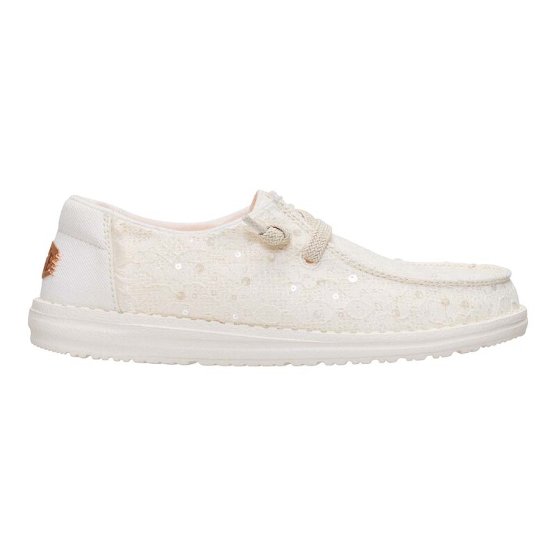 Wendy Sequin Lace Ivory