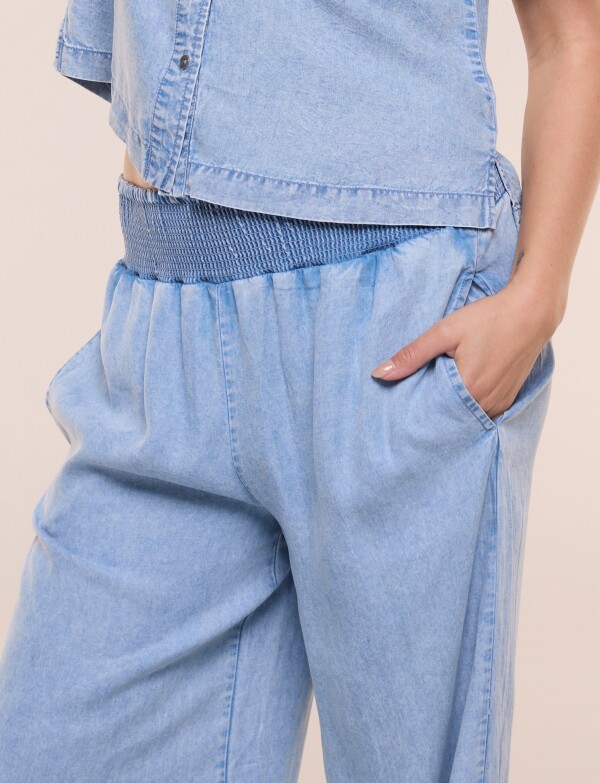 Pantalon Palazzo Lyocell JEAN