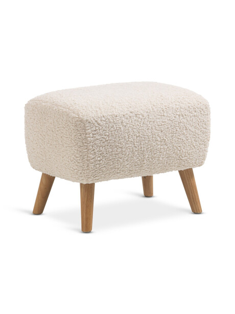 Puf VILDSUND 52x41 tela bouclé crudo Puf VILDSUND 52x41 tela bouclé crudo