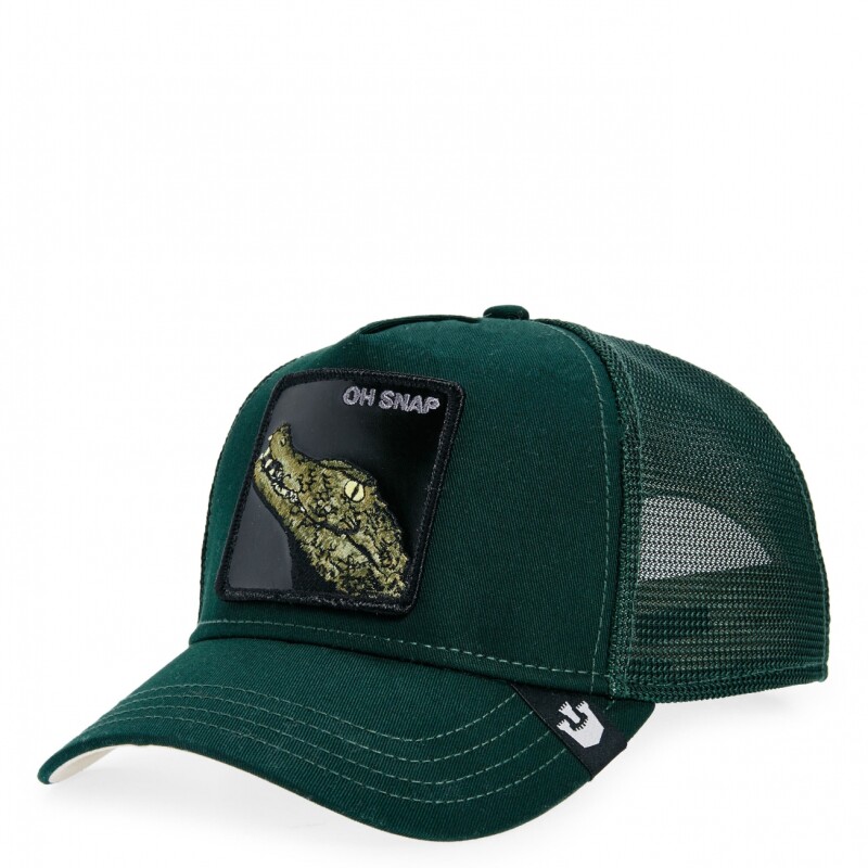Gorra Goorin Bros Trucker Baseball - The Oh Snap Alligator Verde