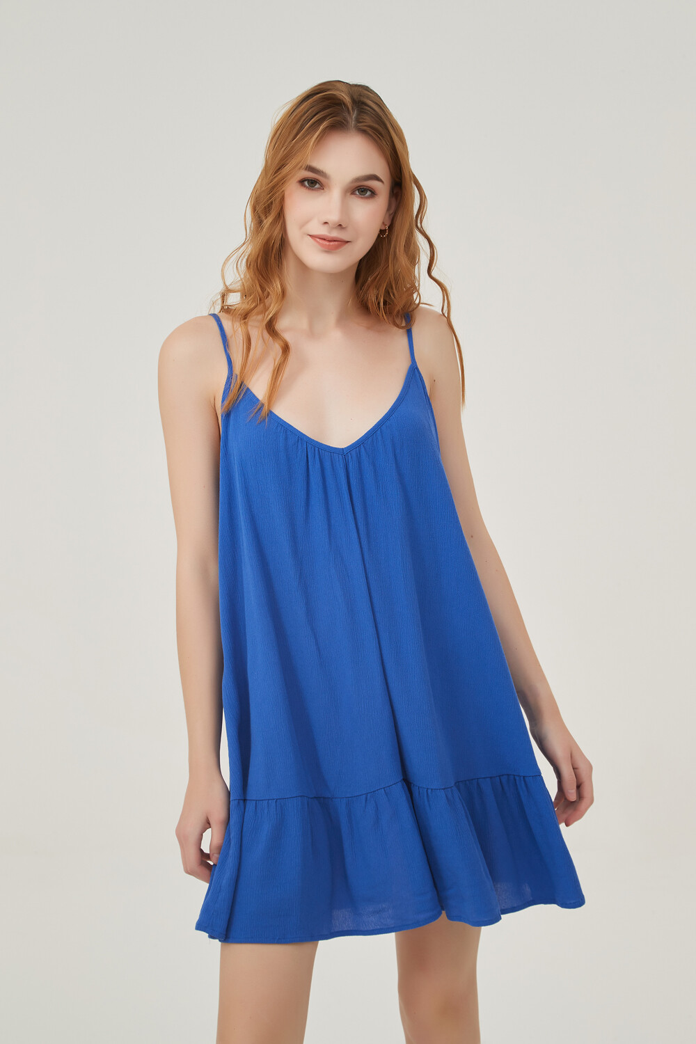 Vestido Asentzio Azul Electrico