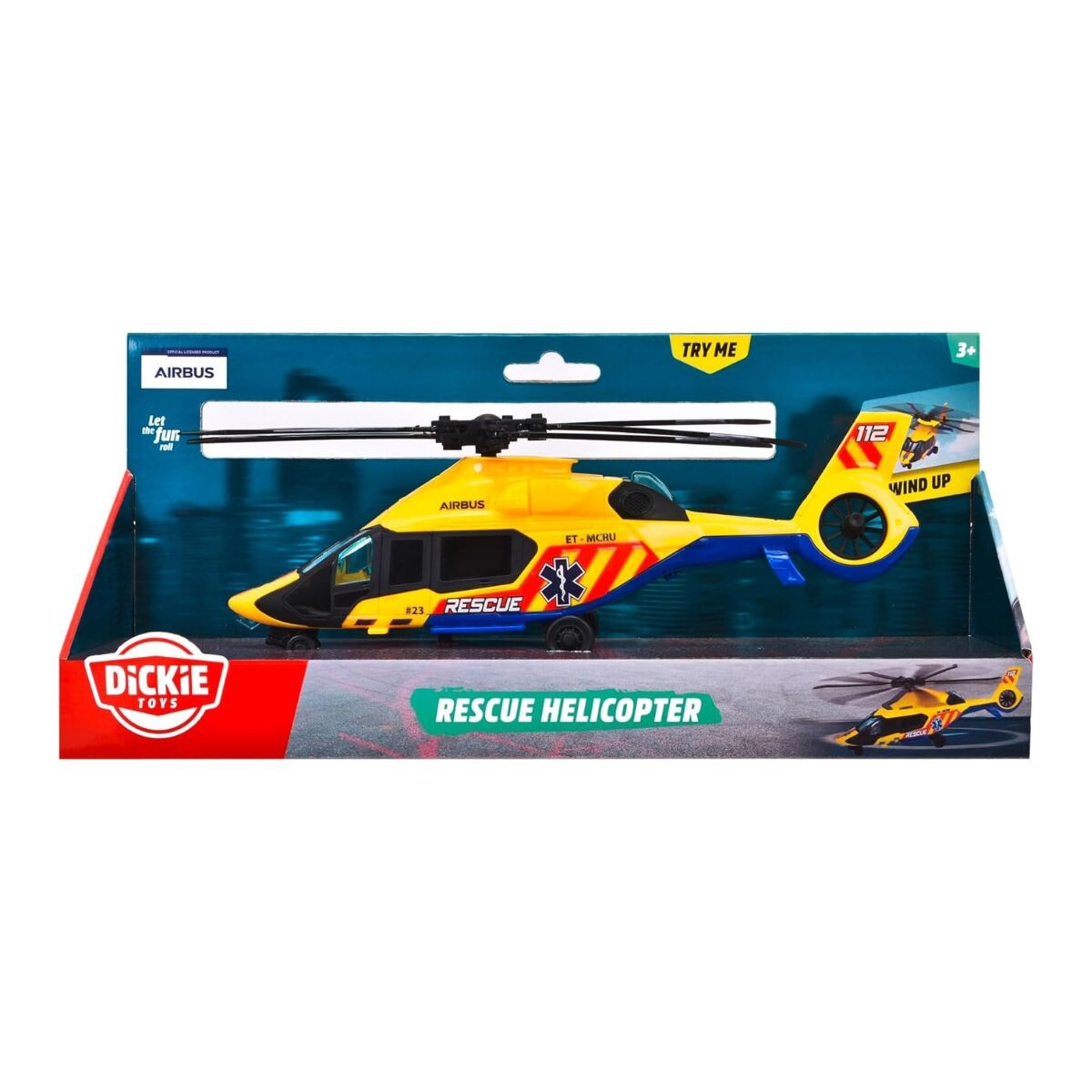 Helicóptero Dickie Toys Airbus H160 Rescue Helicopter 