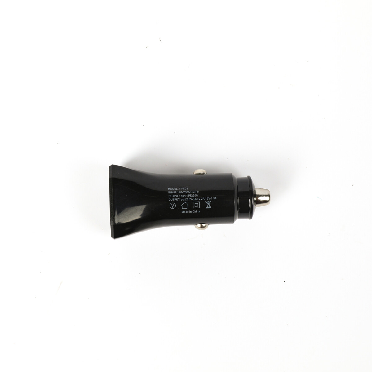 Cargador celular rapido 2.4A para auto 12v 2 entradas USB y Tipo C 