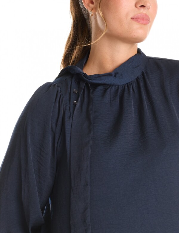 Blusa Det Botones So AZUL