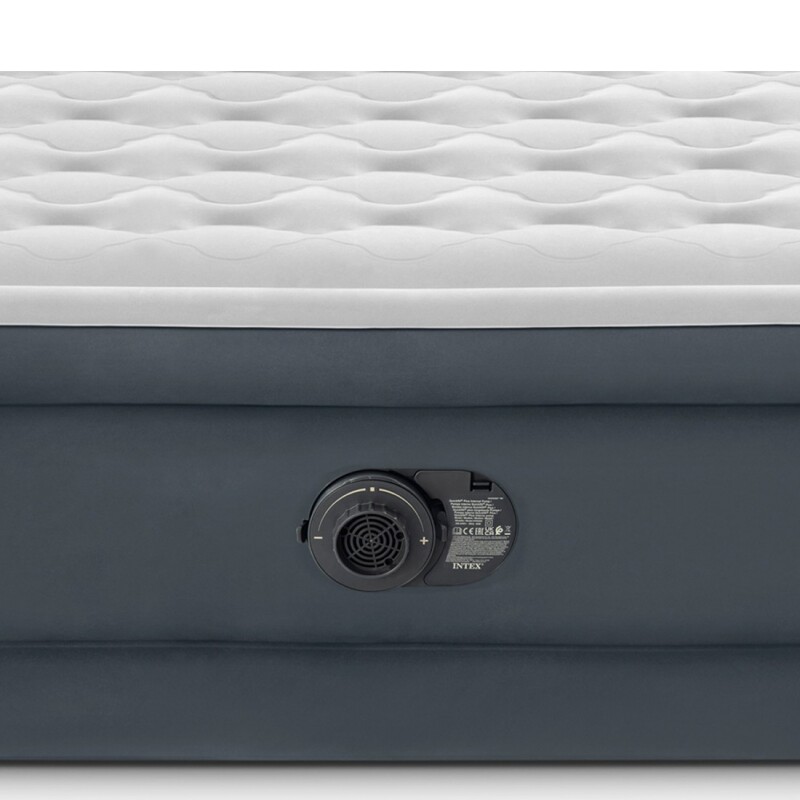 INTEX COLCHON DURA-BEAM DELUXE ULTRA PLUSH 2 PLAZAS CON RESP Intex Colchon Dura-beam Deluxe Ultra Plush 2 Plazas Con Resp