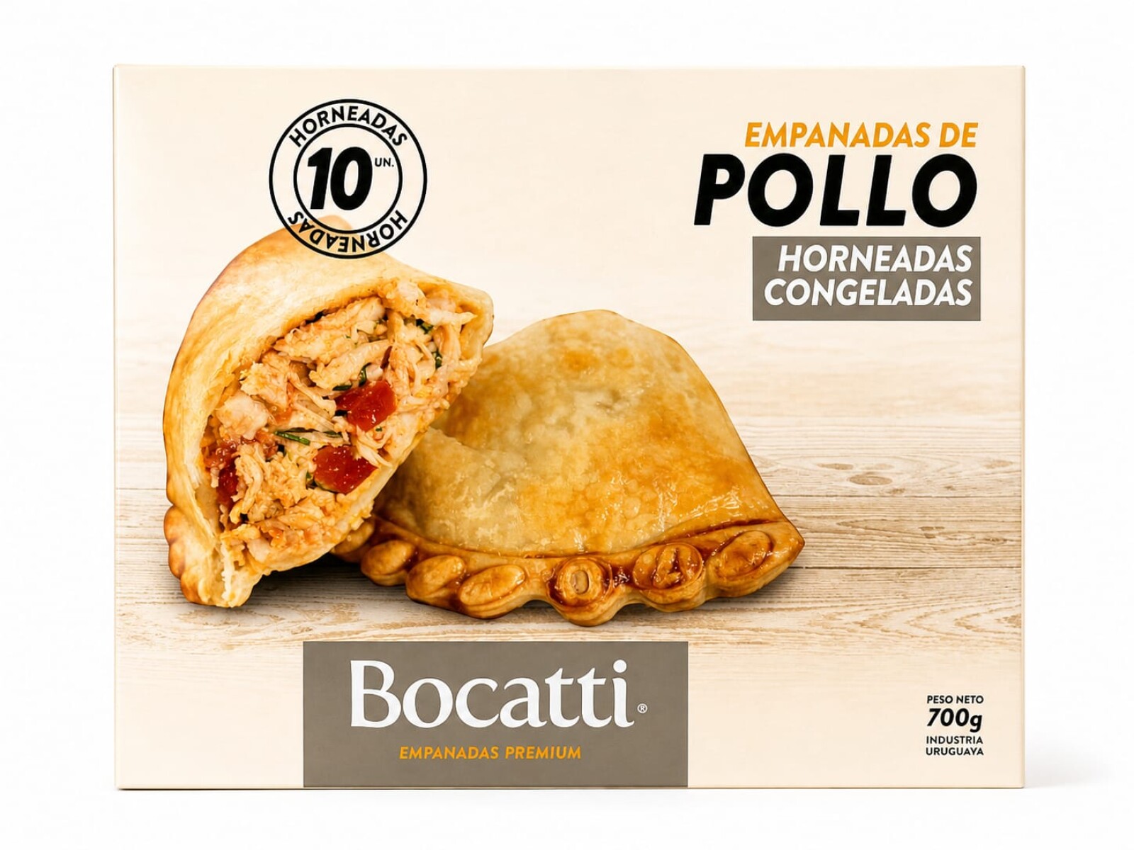 EMPANADAS DE POLLO BOCATTI PREMIUM X 10 
