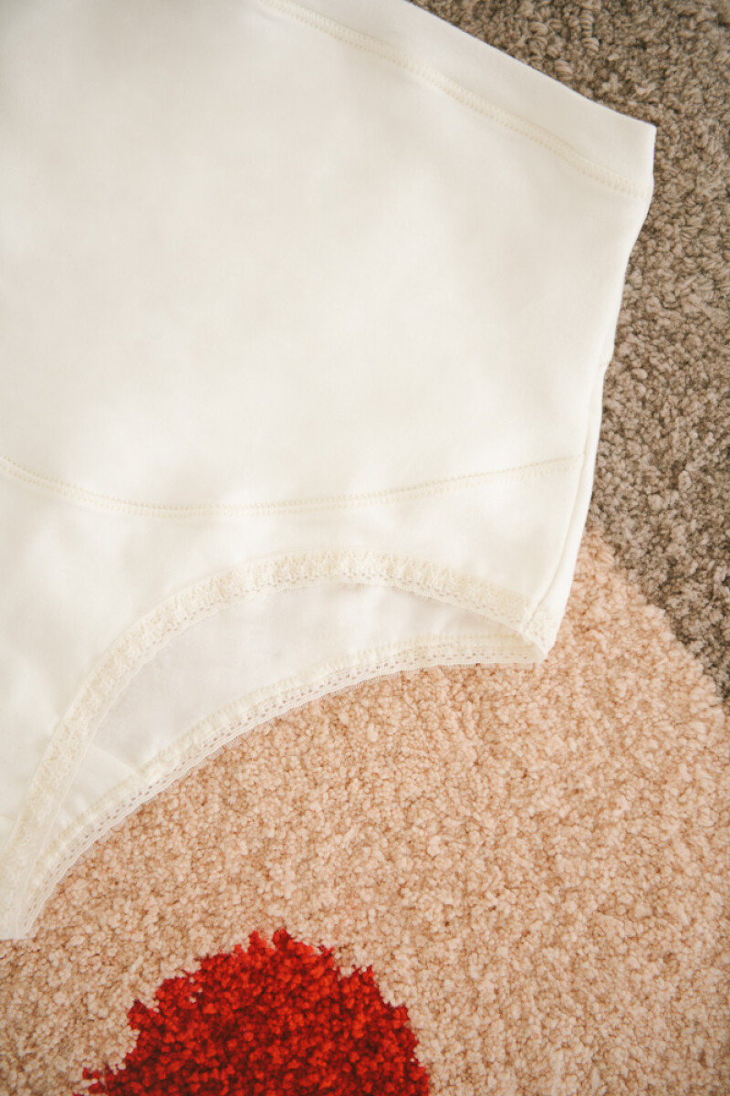 Bombacha Maternal Rita Algodón – Embarazo y Postparto Crema