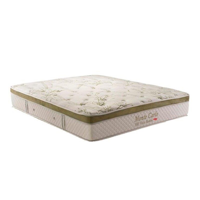 COLCHON RESORTES POCKET - QUEEN (1.60X2.00) - MOELO MONTE CARLO - ESPUMA HR Y PILLOW TOP COLCHON RESORTES POCKET - QUEEN (1.60X2.00) - MOELO MONTE CARLO - ESPUMA HR Y PILLOW TOP