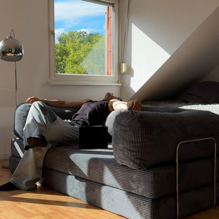 Sillón Cama Teddy Black | PREVENTA