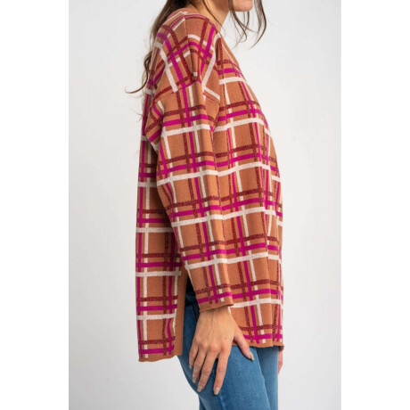 Sweater Intarsia Mocha