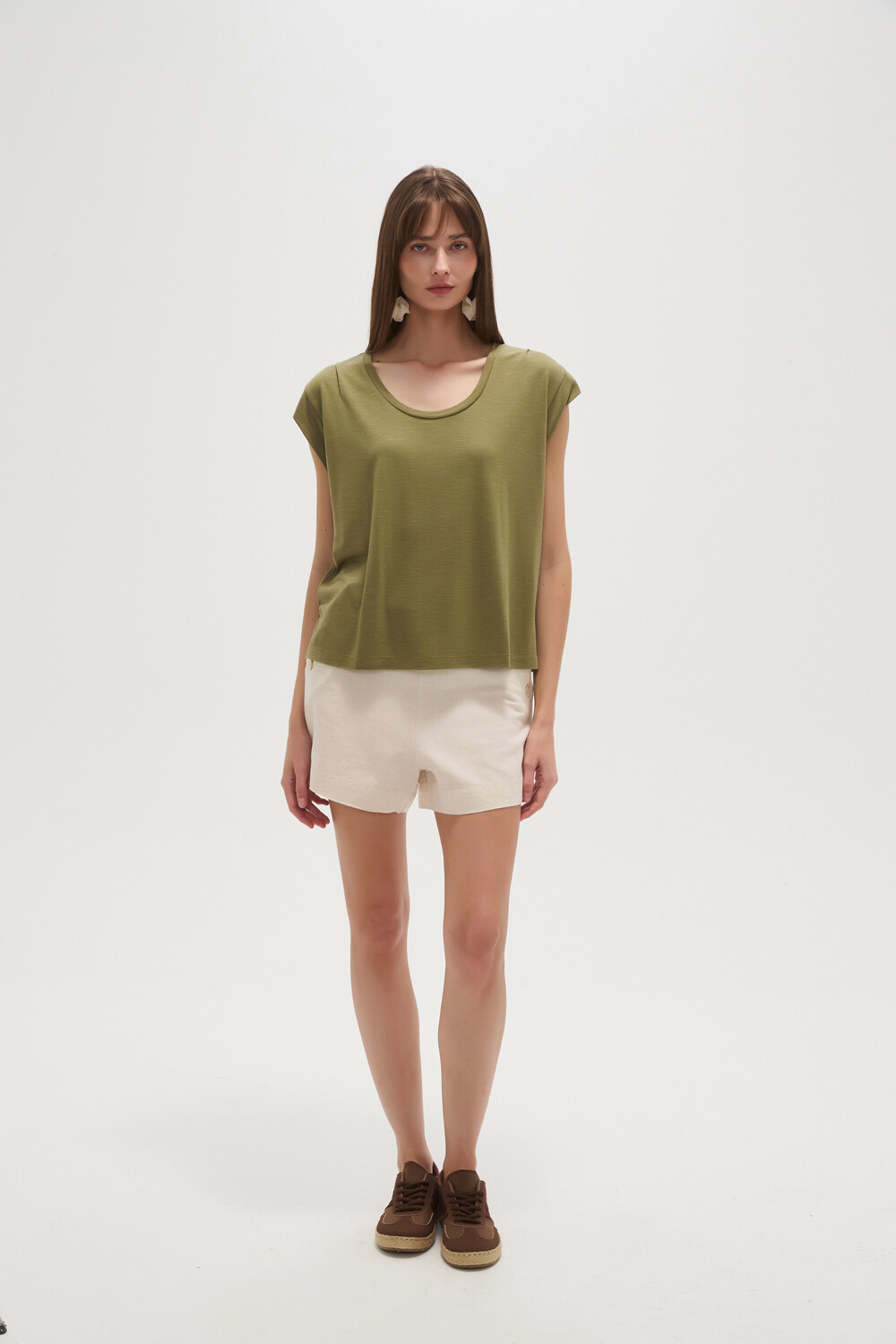 Remera Ailana Verde Oliva