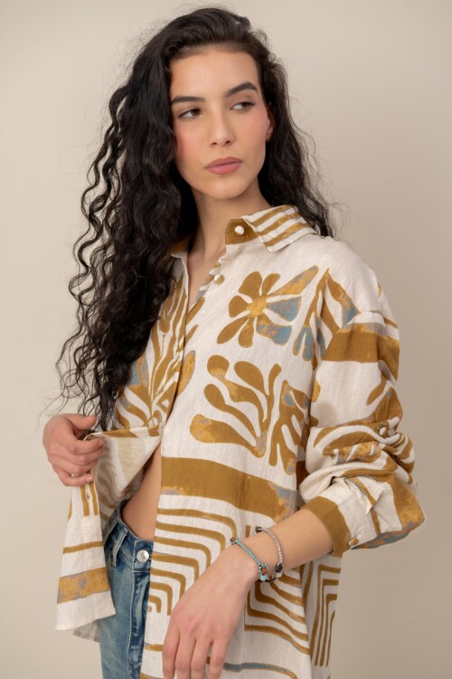 Camisa Terral Ocre