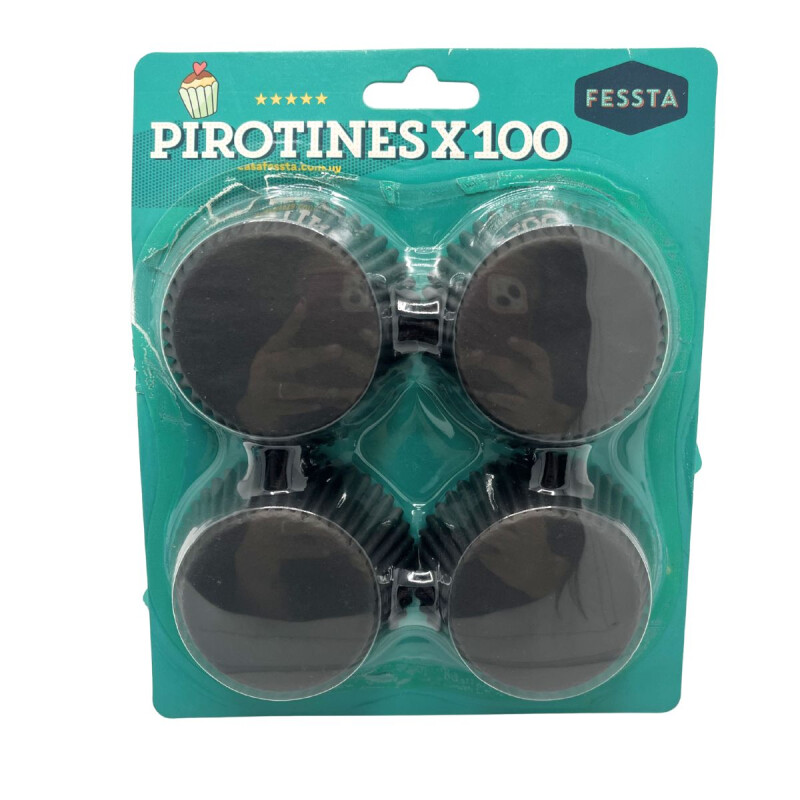 Pirotines x100 Negro