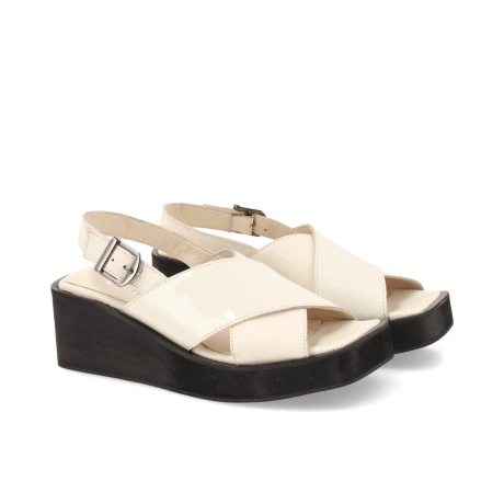 SANDALIAS VENET - CUERO LAON BEIGE
