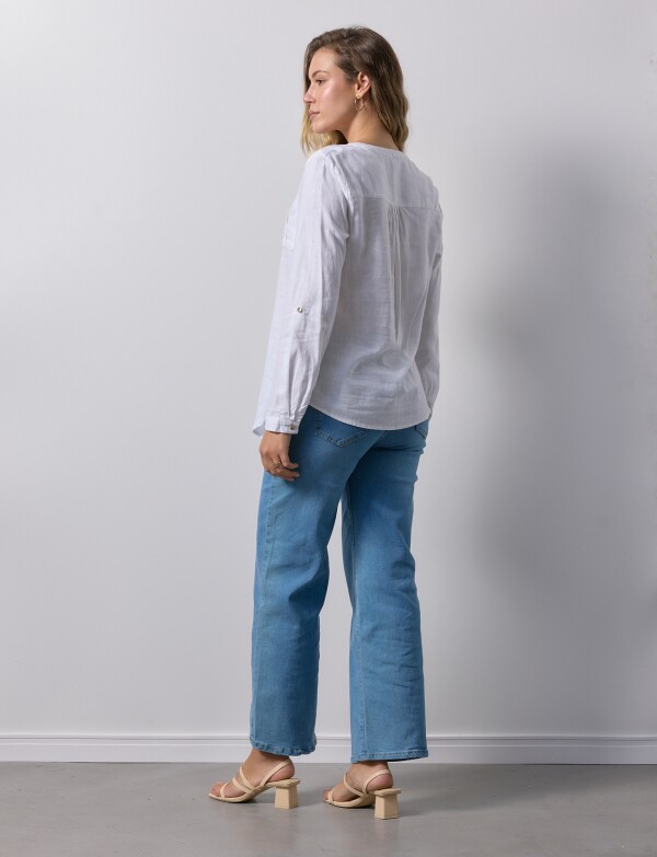 Blusa Lino BLANCO