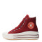 Championes de Mujer Converse Chuck Taylor Move HI Rojo - Egret