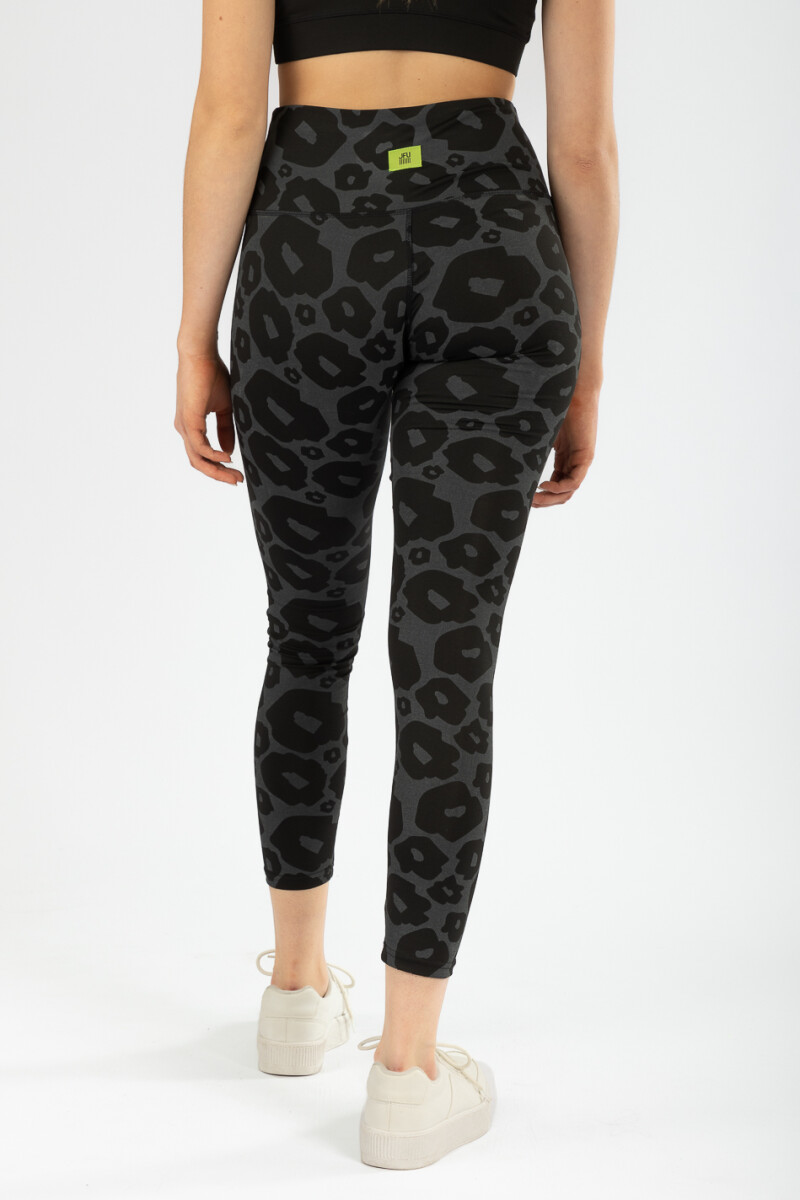 Calza macroprint Negro