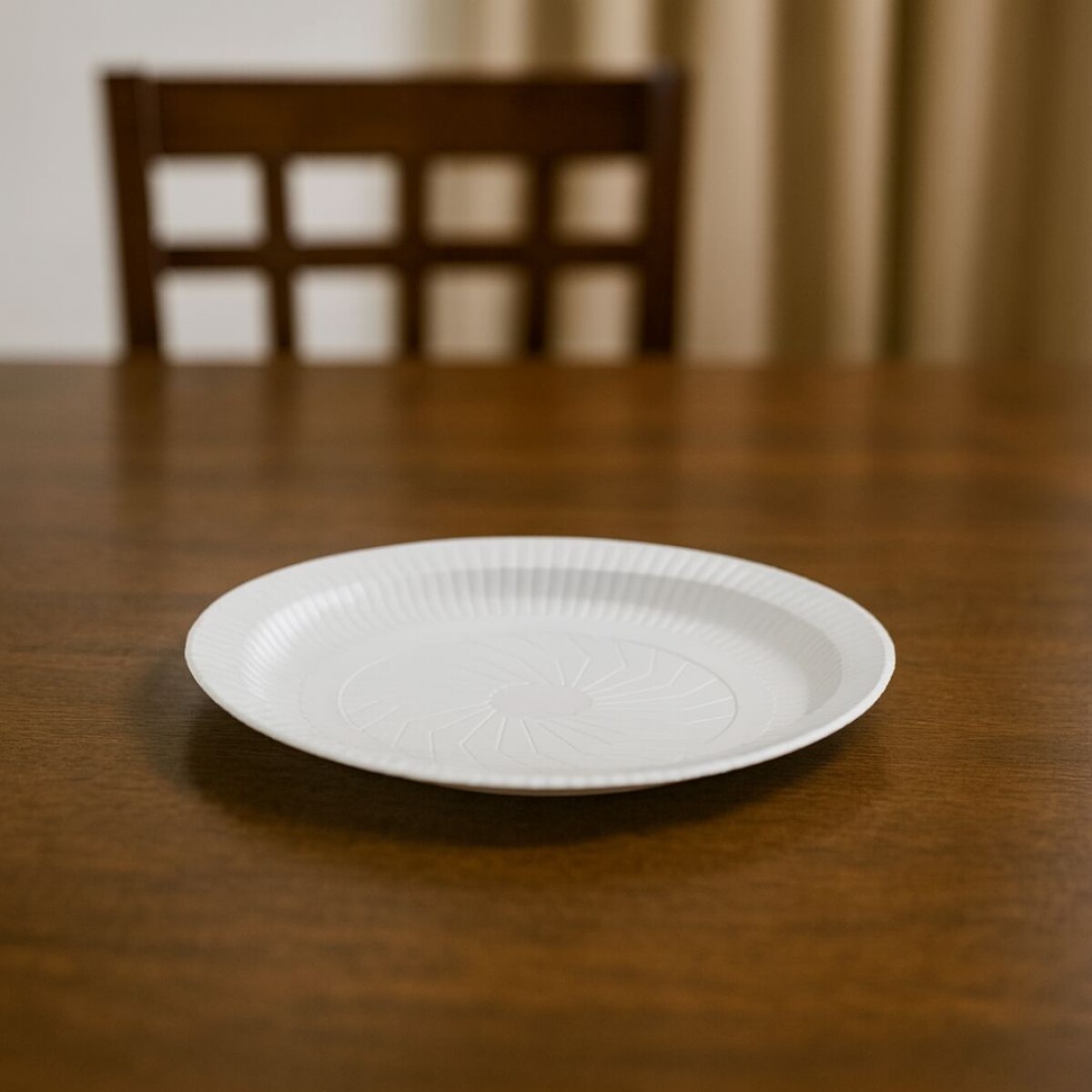 PLATOS DESCARTABLES 18CM X 10 UNIDADES - Blanco 