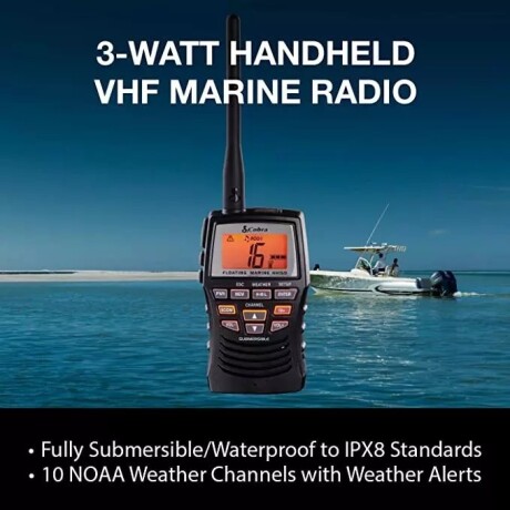 RADIO HANDY COBRA VHF MR HH150 FLT RADIO HANDY COBRA VHF MR HH150 FLT