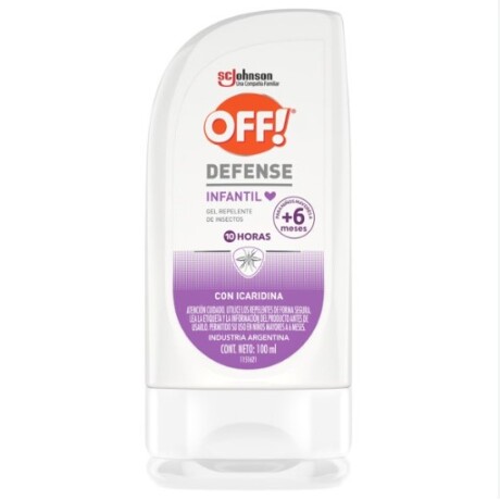 Repelente de insectos Off Defense infantil gel 100 ml