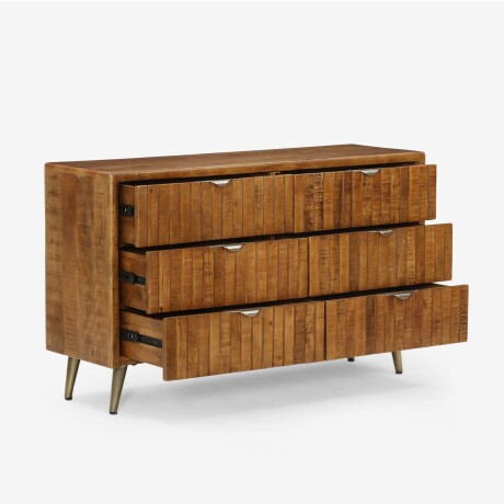 CÓMODA 125CM MADERA MARRON RENEE