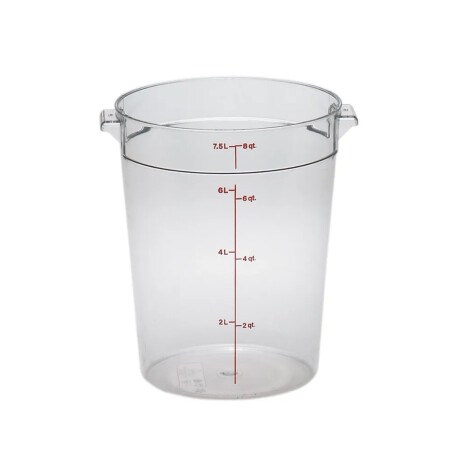 Recipiente Redondo de Policarbonato 7,6 Litros 25 x 27 cm Recipiente Redondo de Policarbonato 7,6 Litros 25 x 27 cm
