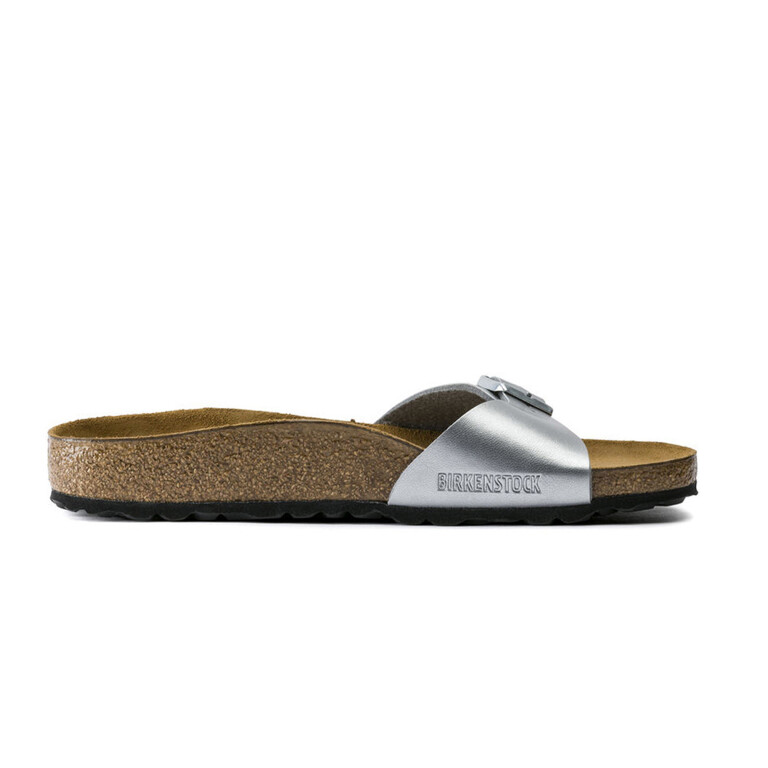 Sandalia Madrid Birko Flor - Estrecho Plateado