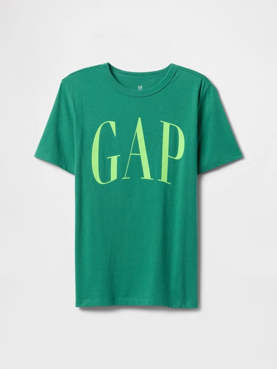 Remera Logo Gap Niño - Irish Clover 