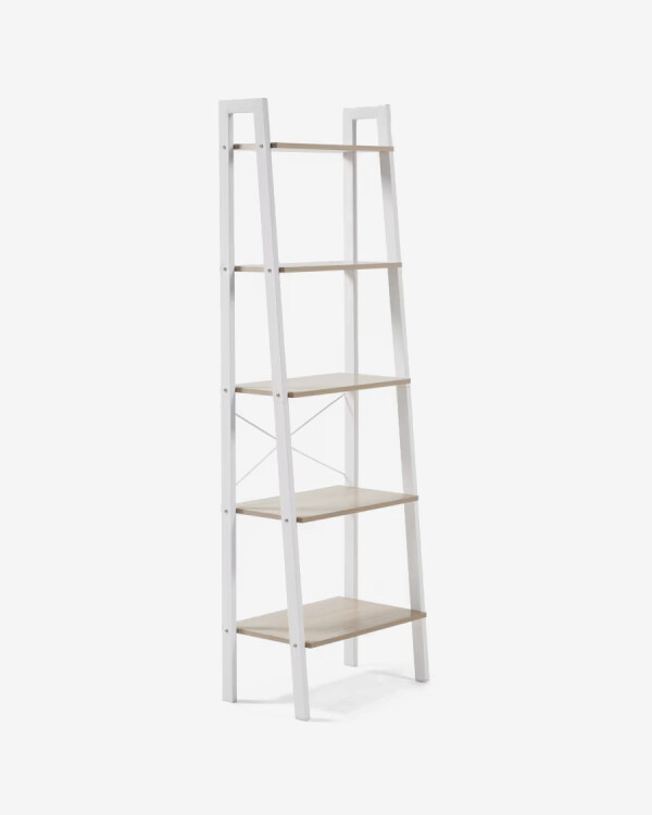 Estantería Aarhus acero blanco 56 x 172 cm Estantería Aarhus acero blanco 56 x 172 cm