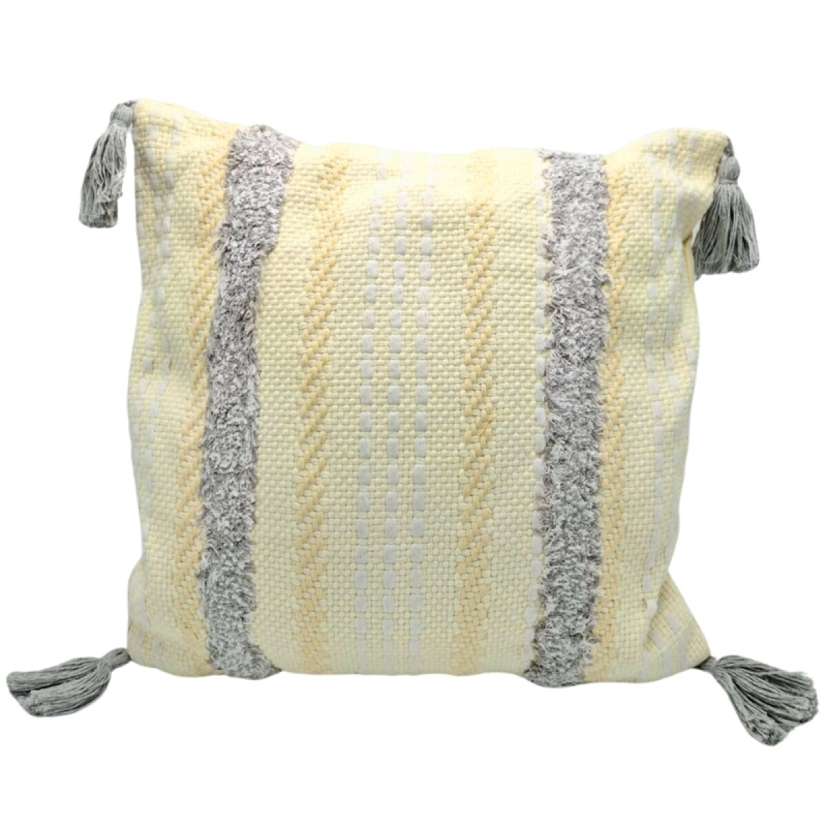 Almohadones con Decorado en Colores - Gris 