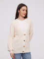 Cardigan Ahualoa Crudo / Natural