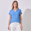 Blusa Saten AZUL