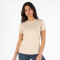 TSHIRT FEM POLY/SPX EVERLAST MEADOW RD W7 BEIGE