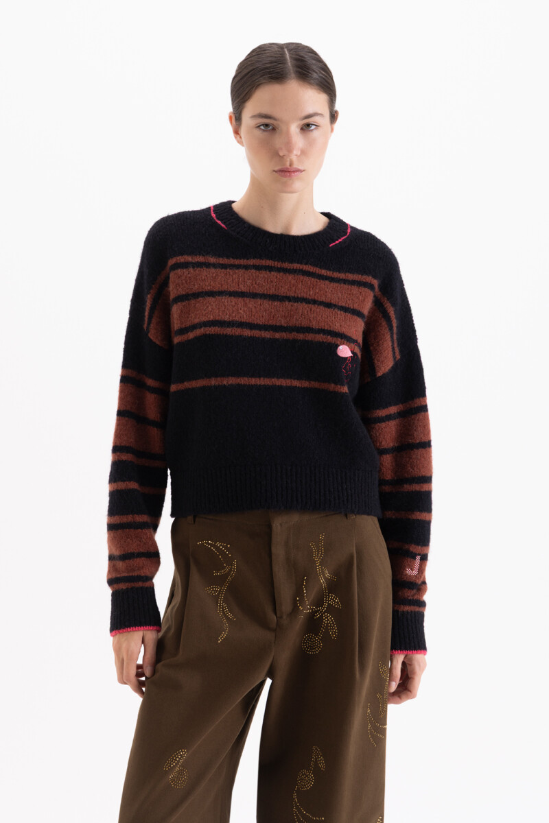 SWEATER WHISPER Negro