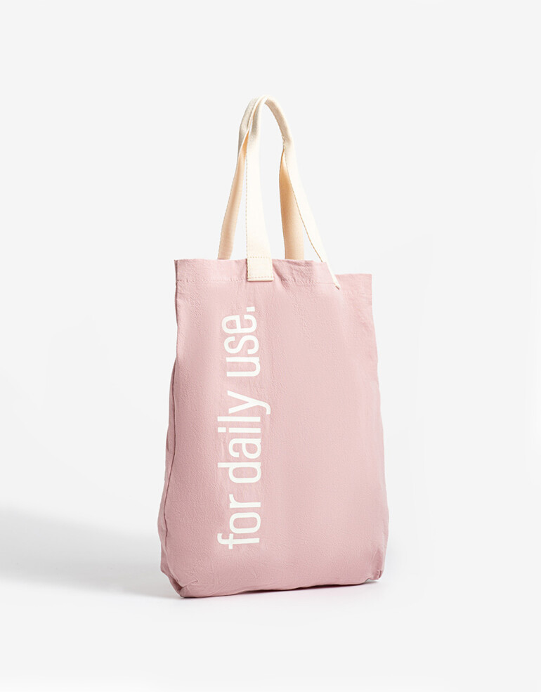 Bolsas reutilizables Tote Bag For Daily Use - Rosa Claro