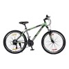 Bicicleta Baccio Sunny Montaña rodado 27.5 con 21 cambios y suspensión Gris/Verde