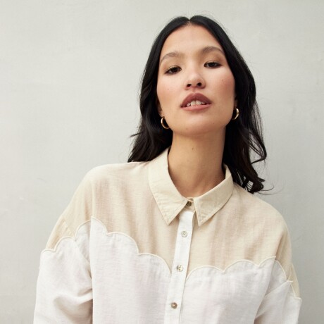 CAMISA EPONIA Almendra