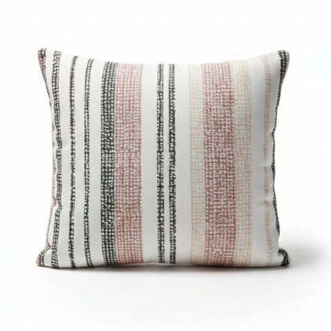 Almohadón Decorativo 45x45 cm - Franjas 04 – Cojín Suave para Cama y Living Almohadón Decorativo 45x45 cm - Franjas 04 – Cojín Suave para Cama y Living