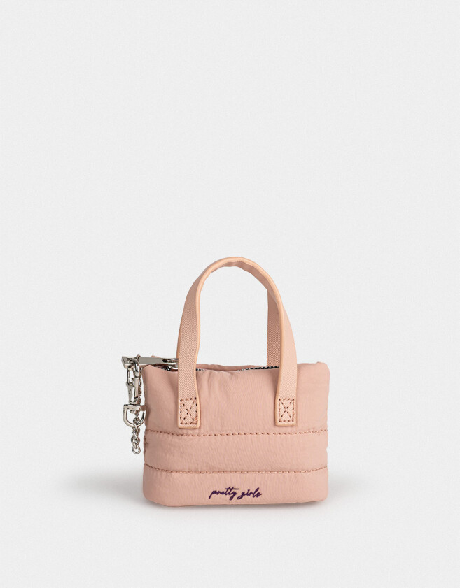 Monederos Monedero Formato Cartera Puffy - Rosa Viejo