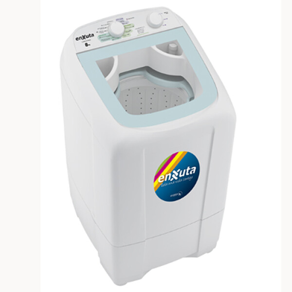 LAVARROPA ENXUTA 27880 8Kg carga superior Tapa Vidrio Sin color