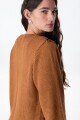 Saco Leather Molly Camel/Negro