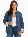 Campera Donnie Azul Grisaceo