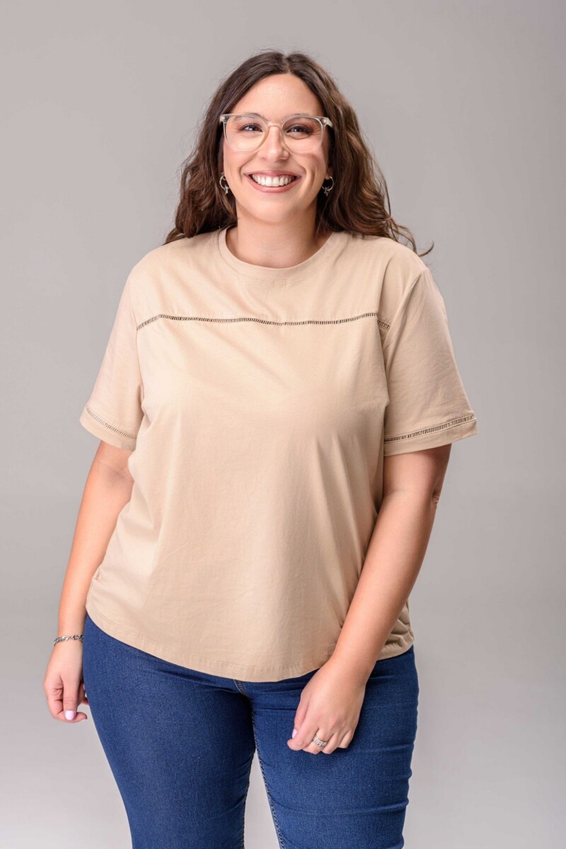 Remera Festón - Tostado 