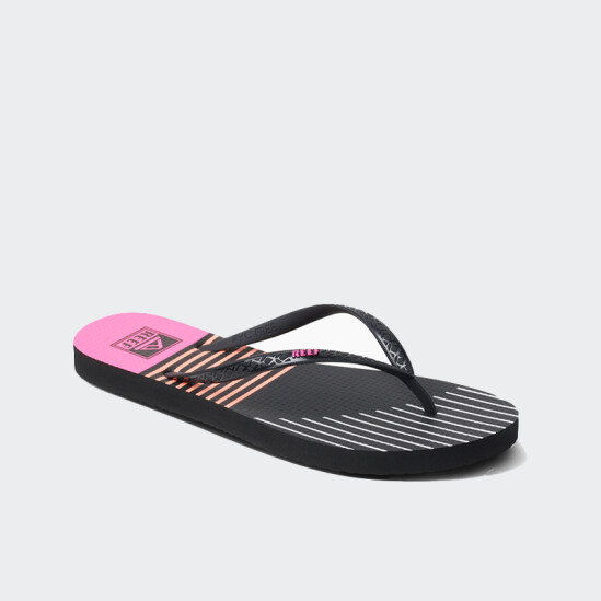 Ojotas Reef Seaside Prints Negro